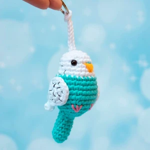 Parakeet keychain