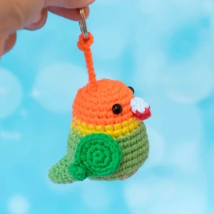 Lovebird keychain