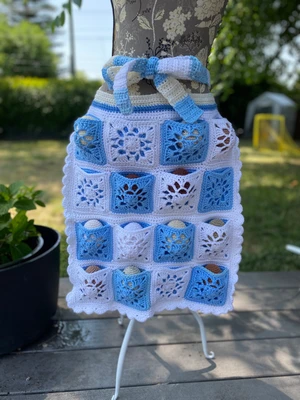 Crochet Egg Gathering Apron