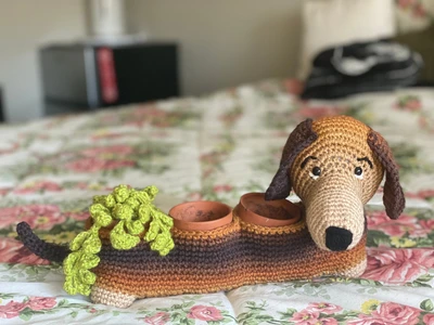 Dachshund Planter