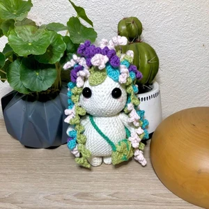Wisteria the flower spirit crochet pattern
