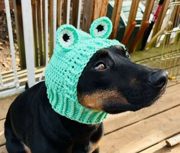 Frog Dog Cowl Snood Hoodie