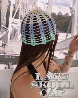 Lace Skull Cap Crochet Pattern