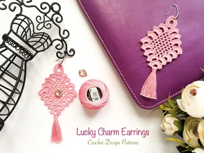 Lucky Charm Earrings with tassels