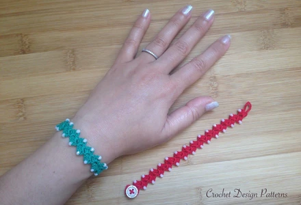 Infinity Chain Bracelet with Beads