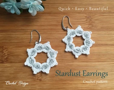 Crochet Stardust Earrings