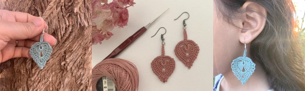 Mini Leaf Earrings
