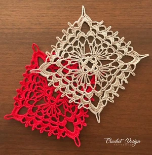 Crochet Lacy Square