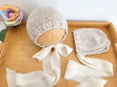 Baby Bonnet Pattern: Double Knit