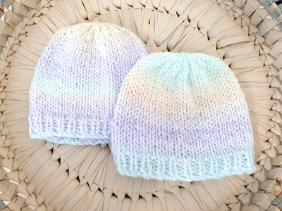 Simple Double Knit Baby Beanie