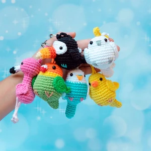 Exotic Birds keychain