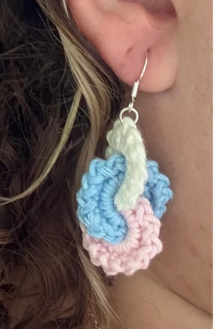 Crochet earrings - 3 colors