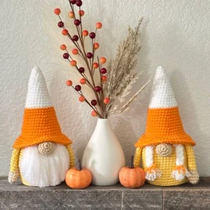 Candy Corn Gnome Crochet Pattern