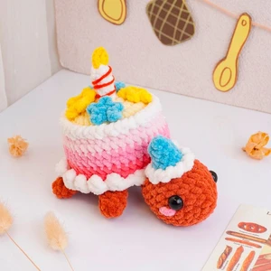 Birthday Cake Turtle Crochet Pattern