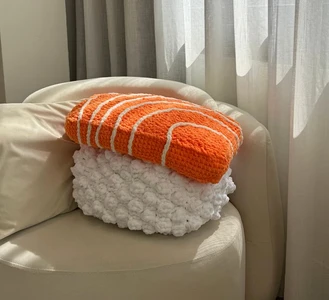 Salmon Sushi Pillow