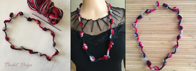 Beads necklace (Last minute project)