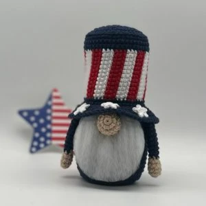 Patriotic Gnome Crochet Pattern