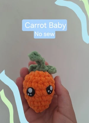 No sew Carrot Baby