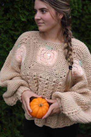 Moose\'s Snuggly Pumpkin Sweater