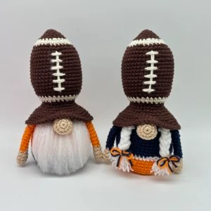Football Hat Gnome Crochet Pattern