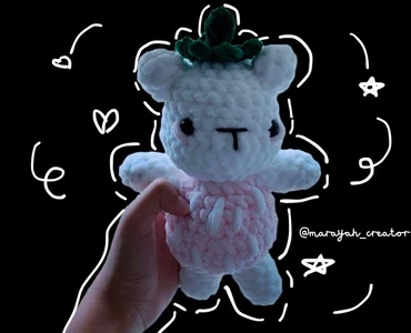 Crochet Strawberry Bear
