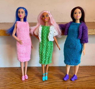 Barbie Dresses and Cardigans