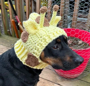 Giraffe Dog Cowl Snood Hoodie