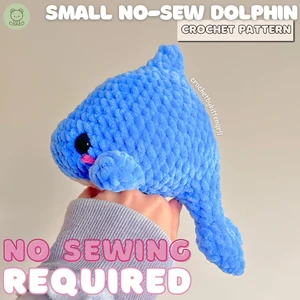 Small No-Sew Dolphin Crochet Pattern
