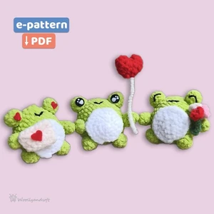 Frog Trio - Valentine Frogs