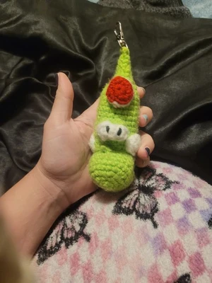Dino inhaler cover keychain
