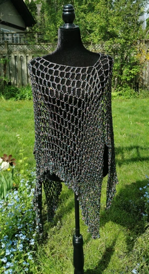 String of Pearls Poncho