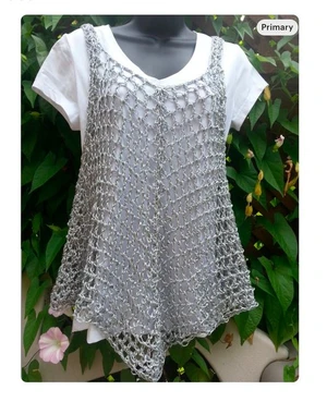 Crochet Lacy Tank Top