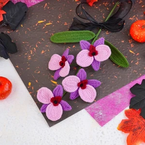 Orchid Flower Crochet Pattern