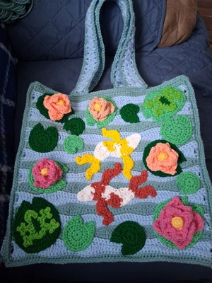 Lily Pad Pond Tote Bag