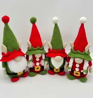 Christmas Elf Gnome Crochet Amigurumi Pattern