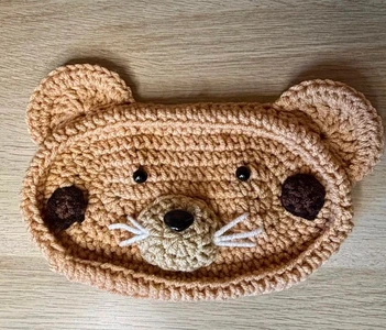Handmade Crochet Leopard Eyeglasses Holder Pattern