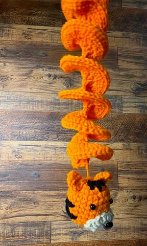 Handmade Crochet Tiger Wind Spinner Pattern