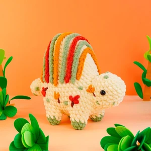 Autumn Dinosaur Crochet Pattern