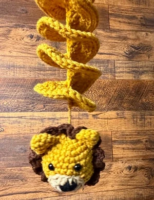 Handmade Crochet Lion Wind Spinner Pattern