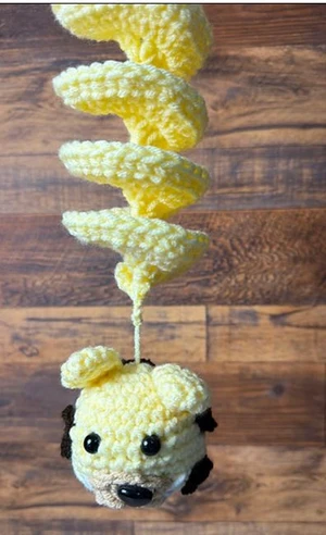 Handmade Crochet Leopard Wind Spinner Pattern
