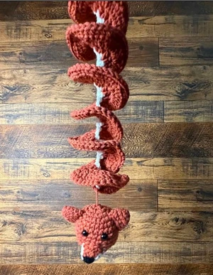 Handmade Crochet Fox Wind Spinner Pattern