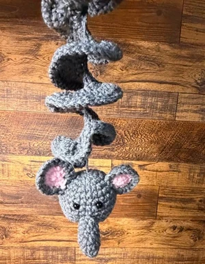 Handmade Crochet Elephant Wind Spinner Pattern