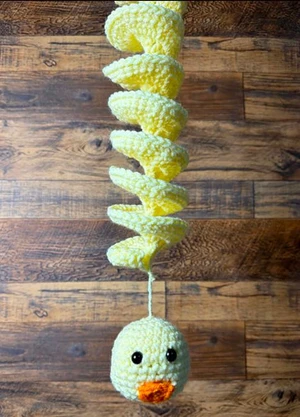 Handmade Crochet Duck Wind Spinner Pattern