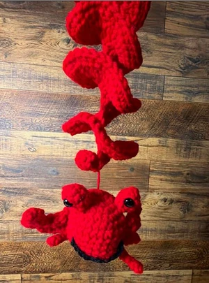Handmade Crochet Crab Wind Spinner Pattern