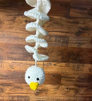 Handmade Crochet Chicken Wind Spinner Pattern