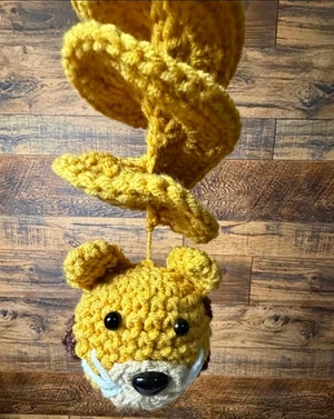 Handmade Crochet Cheetah Wind Spinner Pattern