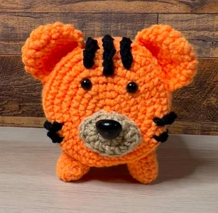 Handmade Crochet Tiger Toilet Roll Cover Pattern