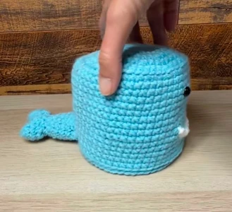Handmade Crochet Whale Toilet Roll Cover Pattern