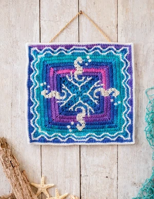 Mosaic Summer Seahorse