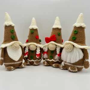 Gingerbread Gnome Crochet Pattern